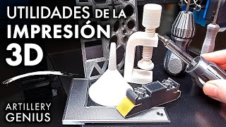 IMPRESORA 3D 👉 Uso PRÁCTICO y HERRAMIENTAS Útiles ¿Vale la pena Comprar Artillery GeniusREVIEW [upl. by Waechter]