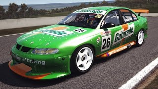 Holden Commodore VT V8 Supercar at Bathurst  Download Race  Replay Assetto Corsa [upl. by Sadiras]