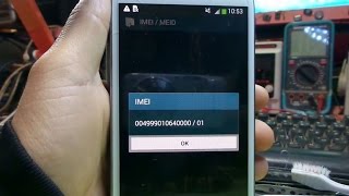 طريقة اصلاح سيريال وغير مسجل على الشبكة repair imei samsung n7100 [upl. by Yssis966]