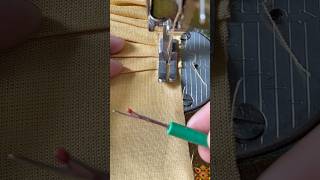 Pleats stitchingHow to sew shorts youtubeshorts [upl. by Baal372]