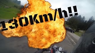 Kawasaki ZR 7 130 KMH SchwÃ¤galpPass GoPro [upl. by Yaker]