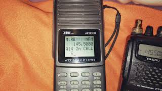 AOR AR8000 vs Yaesu FT60 [upl. by Duahsar925]