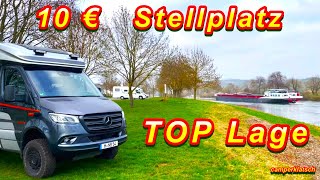 Unglaublich schöne amp günstige Wohnmobilstellplätze in Bayern am Main😍Geheimtipp für alle Camper❤️ [upl. by Slocum]