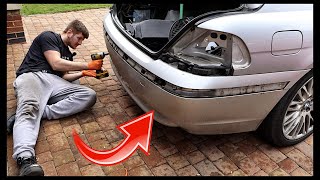 BMW E65 E66 7 SERIES REAR BUMPER amp TAILIGHTS REMOVAL REPLACEMENT [upl. by Arissa]