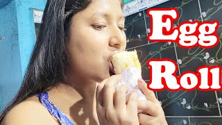 Ata Diye Egg Roll Recipe  Egg Roll Recipe  Egg Roll Recipe in Bengali cooking [upl. by Nyl]