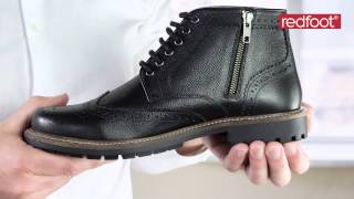 Mens Leather Brogue boots [upl. by Elly]