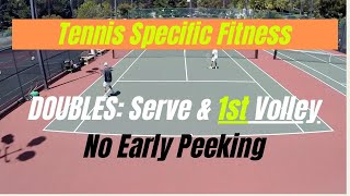 Tennis Fitness Specific for Serve amp Volley [upl. by Tristis222]