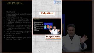 Palpation  Dr Apurv Mehra  Orthopedic Residency  Conceptual Orthopedics [upl. by Croydon]