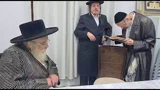 Toldos Aharon Rebbe Meets With R Dov Kook  Shvat 5783 [upl. by Gerardo87]