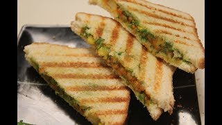 Jain Toast Sandwich  Jain Cuisine  Sanjeev Kapoor Khazana [upl. by Brodie114]