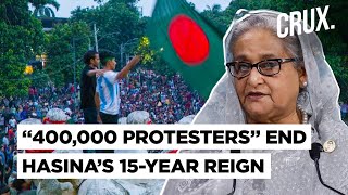 Army Takes Over Bangladesh As Sheikh Hasina Flees to India Mujibur Rahmans Statue Vandalised [upl. by Bindman]