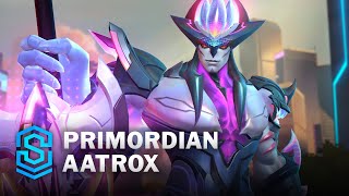 Primordian Aatrox Wild Rift Skin Spotlight [upl. by Dich2]