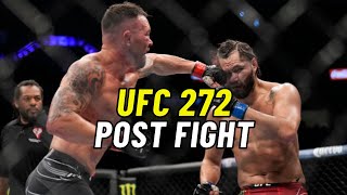 UFC 272 Post Fight Jorge Masvidal vs Colby Covington [upl. by Jock178]