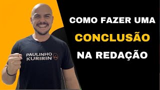 Como fazer uma conclusão [upl. by Hulbard]