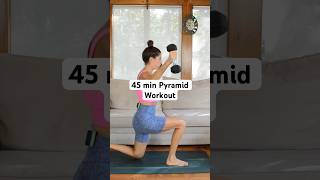 45 min total body pyramid workout pyramidworkout 45minworkout [upl. by Nylirrehs]