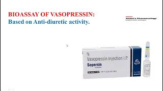 Bioassay Vasopressin [upl. by Torray180]