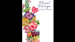 Floral Design  Watercolor Lesson with Karlyn Holman [upl. by Weigle677]