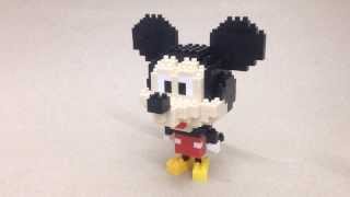 nanoblock Mickey and Minnie Mouse [upl. by Eilsek770]