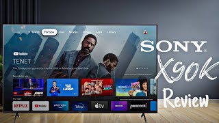 Sony X90K 4K HDR Full Array Google TV Review [upl. by Aralk]