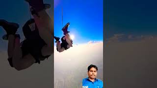 skydiving ll adventure in flight ✈️youtube youtube shorts skydivinghittingfun adventure [upl. by Corissa680]