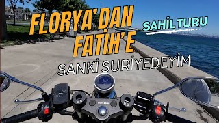 MotoKate Yeşilköy Sahilden Fatih Sahile Motor Turu [upl. by Leasa]