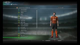 statistiche dei giocatori del shakhtar donetsk su pro evolution soccer 2011 [upl. by Nylednarb]