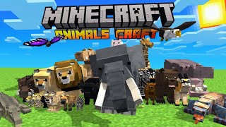 Animals Craft mod for Minecraft PE 120 💯 Working ✔  Wild Animals For Minecraft Pocket Edition [upl. by Klarrisa]