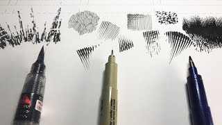 Pen and Ink Cross Hatching Exercises [upl. by Collimore260]