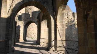 Carcassonne  Les remparts Porte Narbonnaise [upl. by Enaywd]