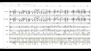 Camptown Races  Partitura  Score [upl. by Euqinamod]