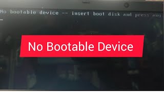 FIXED Boot Device Not Bootable Device [upl. by Thomson]