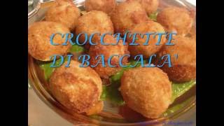 Crocchette di baccalà [upl. by Nylodnewg]