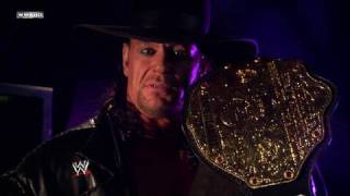 The Undertaker addresses the WWE Universe [upl. by Ical]