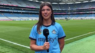 Dublins Emma OByrne Previews Camogie Quarter Final Tie Against Old Foes Kilkenny [upl. by Lillian]