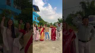 Tihar ma ramielo gardai hami chatarpatar dance donathapa [upl. by Ivonne]