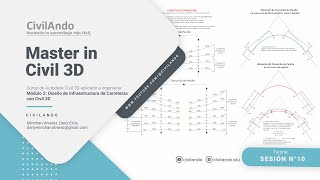 Civil 3D Carreteras  Sesión N°10 [upl. by Ivers]