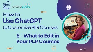 How to Customize Your PLR Course with Chat GPT What to Edit [upl. by Light266]