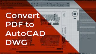 How to Convert a PDF to an AutoCAD DWG [upl. by Norvan]