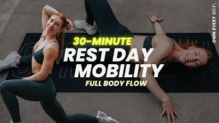 30 Min Mobility Flow  BeginnerFriendly Slow amp Gentle  Full Body Rest Day Routine  No Repeats [upl. by Analra484]