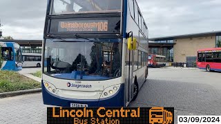 Buses at Lincoln Central Bus Station 03092024 [upl. by Elttil]