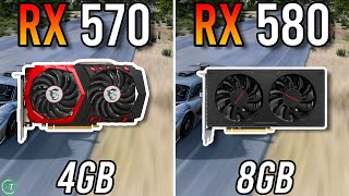 RX 570 4GB vs RX 580 8GB  4GB or 8GB [upl. by Millard547]