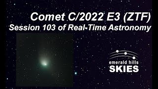 The Green Comet Our Visitor from Outer Space Comet C2022 E3 ZTF via a RASA 11inch Telescope [upl. by Nonnac767]