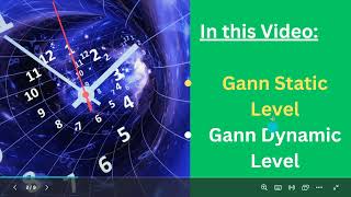 Gann Static and Dynamic levels  Gann Trading Strategy timecycle wdgann [upl. by Lochner]