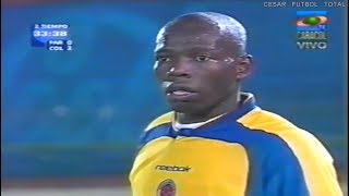 Último partido oficial de Faustino Asprilla con la Selección de Colombia  14112001 [upl. by Monah642]