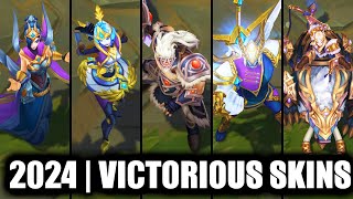 All Victorious Skins Spotlight 2024 League of Legends [upl. by Vite481]