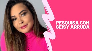 Pesquisa com Geisy Arruda [upl. by Ynad]