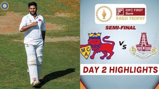 Mumbai vs Tamil Nadu Ranji Trophy Semi Final Day 2 Highighlights 2024  SKY Cricket [upl. by Ahsiekrats77]