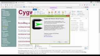 Installing C and C Compiler for Windows 7 81 and 10  Cygwin [upl. by Ring240]