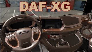 ETS2 143x  DAF XG Beige interior  euro truck simulator 2 [upl. by Fulcher]