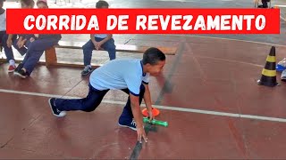 CORRIDA DE REVEZAMENTO ADAPTADA PARA ESCOLARES [upl. by Anaeel]